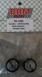 RS-128S RevoSlot Viper/Supra Rear wheels & sponge tires x 2